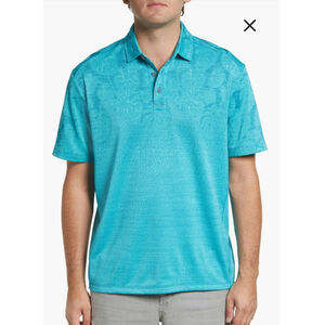 Tommy Bahama Palm Coast Tropic Fade Polo sz Medium